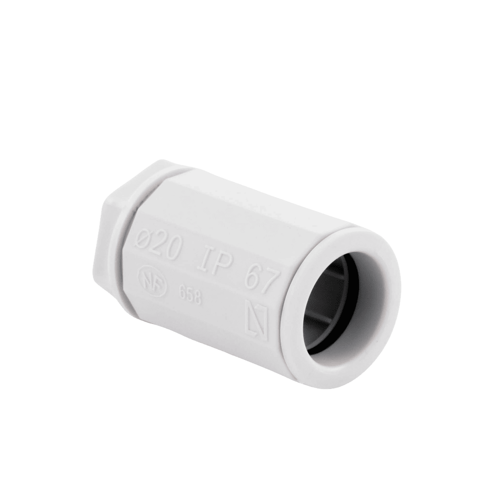 DX43220-AD-2-l Conector de tubería rígida a caja (Racor), PVC Auto-extinguible, de 20 mm DX-43-220 3