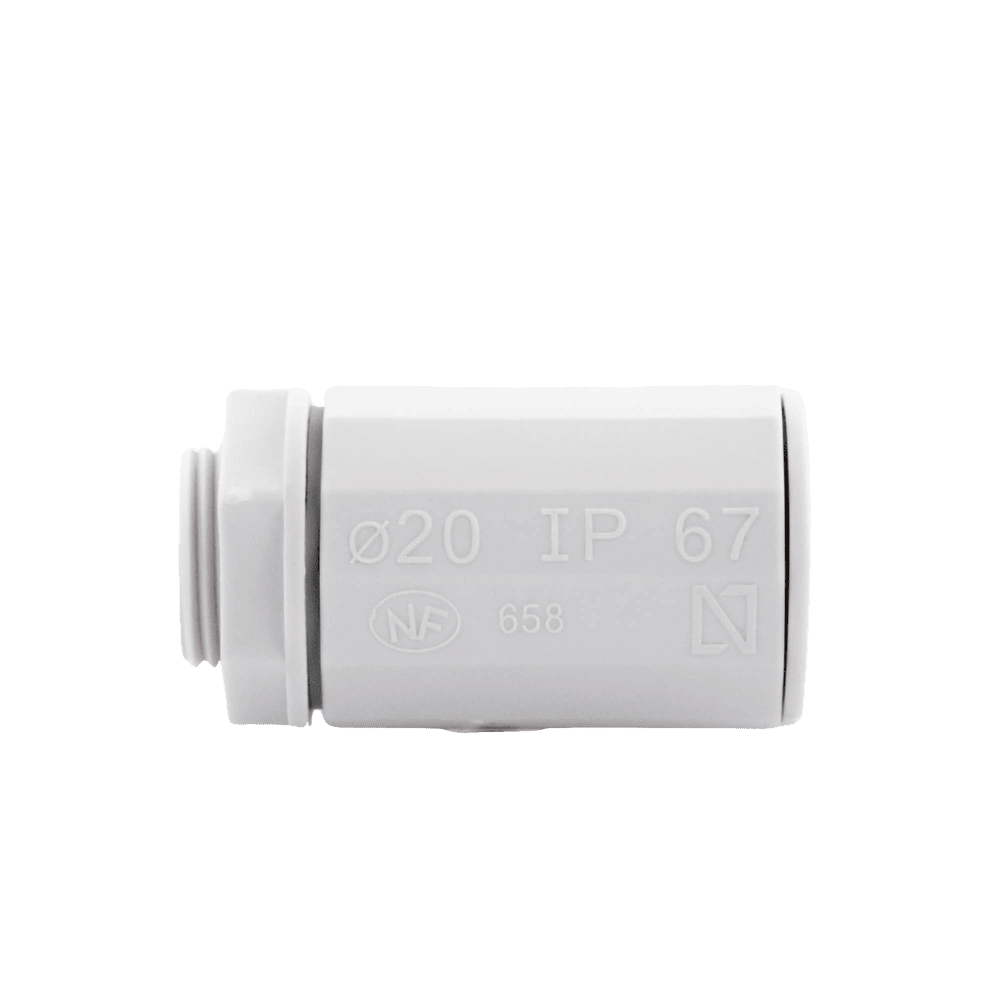 DX43220-AD-3-l Conector de tubería rígida a caja (Racor), PVC Auto-extinguible, de 20 mm DX-43-220 4