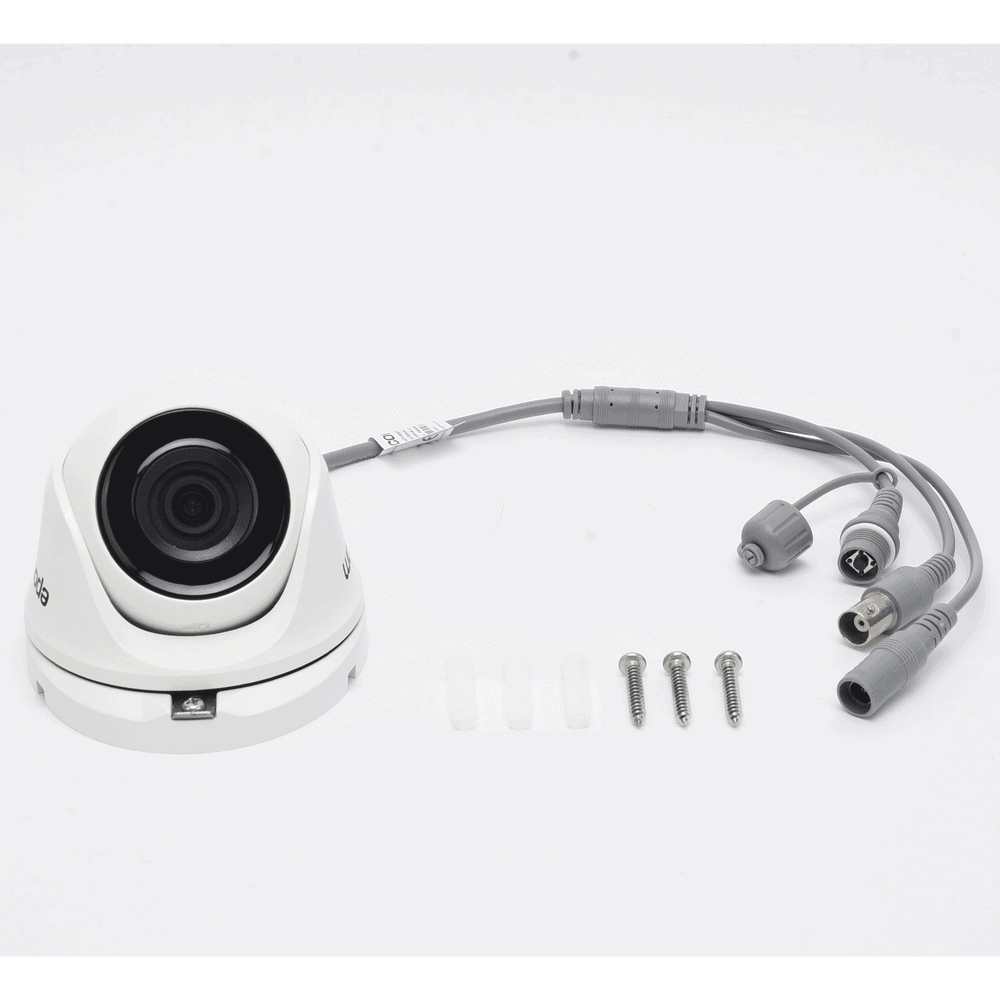E50TURBOG3-AD-1-l Turret TURBOHD 5 Megapíxel / 85° de Visión / Lente 2.8 mm / Exterior IP66 / IR EXIR 20 mts / TVI-AHD-CVI-CVBS / Metal E50-TURBO-G3 2