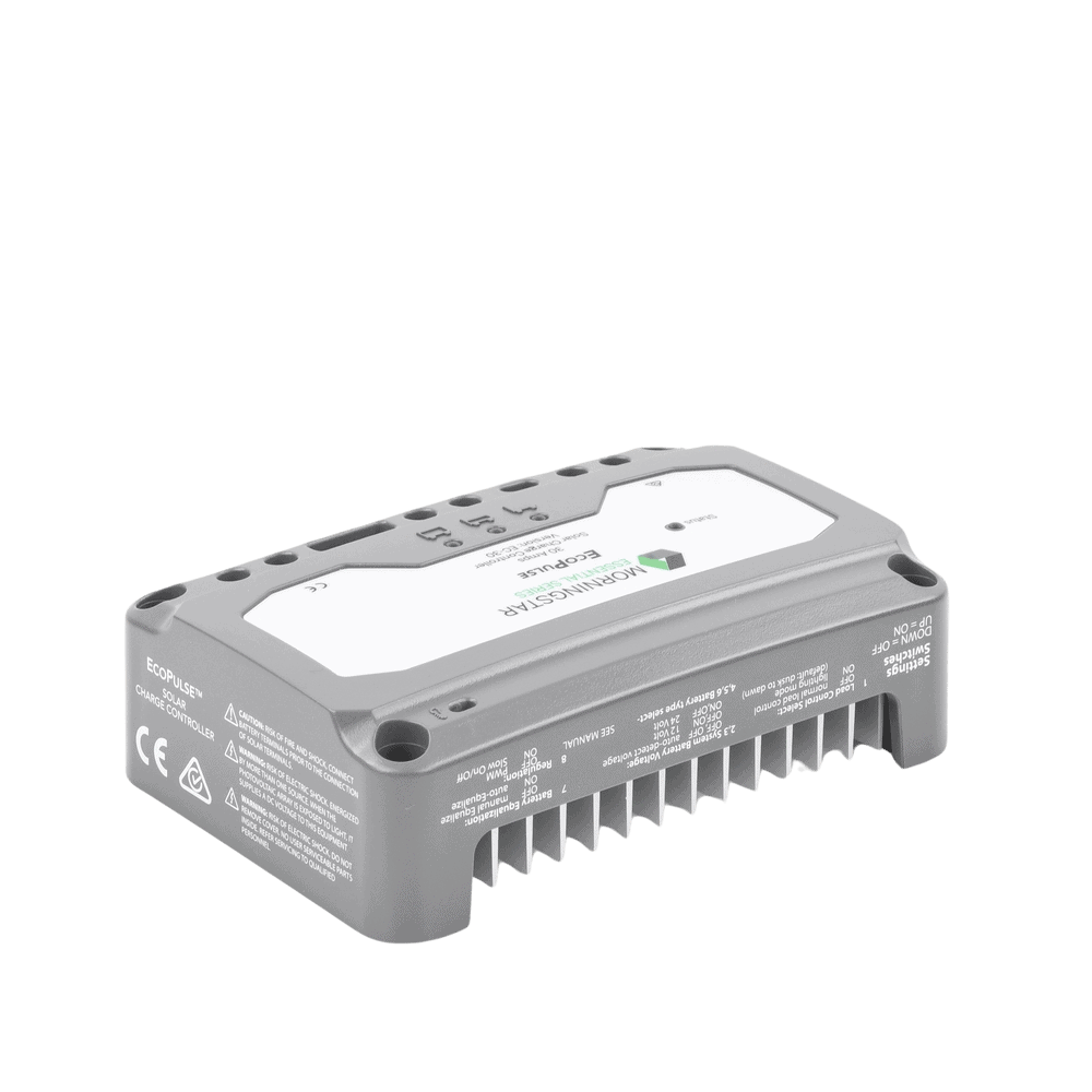 EC30-AD-3-l Controlador solar 12/24 Vcc de 30 Amp. Sin pantalla de medición. EC-30 4