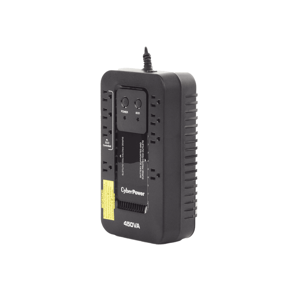 EC450G-AD-4-l UPS de 450 VA/260 W, Topología Standby con Modo Ahorrador ECO, Entrada 120 Vca NEMA 5-15P, Con 8 Tomas NEMA 5-15R EC450G 5