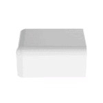 Tapa Final, para uso con canaleta LD10, material ABS, Color Blanco ECF10WHX-LAT-DER-l