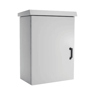 Gabinete Para Exterior OSP ComLine, Protección NEMA 4/12/4X/3/3R; IP66, 600 mm de Ancho, 500 mm de Profundidad, 18 UR, De Aluminio, Color Gris Claro