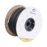 Carrete de Fibra Óptica Monomodo con Conectores LC-LC Duplex, Reforzada con Kevlar, de 150 Metros (492.13 Pies), Para Instalaciones Subterráneas por Tubería EF150LC-AD-1-l-1