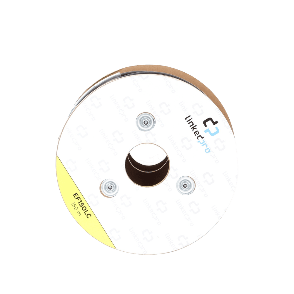 EF150LC-AD-4-l-1 Carrete de Fibra Óptica Monomodo con Conectores LC-LC Duplex, Reforzada con Kevlar, de 150 Metros (492.13 Pies), Para Instalaciones Subterráneas por Tubería EF-150-LC 5