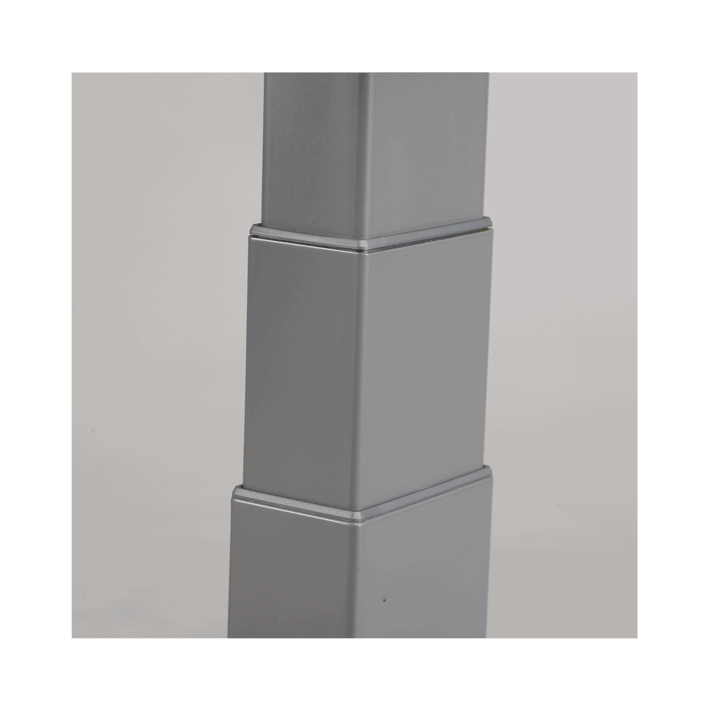 EM332A3-AD-4-l Base de Escritorio Motorizado Profesional / Altura Ajustable 60-125cm / Estructura Estable / Funcionamiento Suave / 3 Preset de Posiciones / Color Gris / Soporta hasta 100Kg de carga EM33-2A3 5