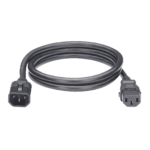 Cable de Alimentación Eléctrica Con Bloqueo de Seguridad, de IEC C14 a IEC C13, 1.8 Metros de Largo, Color Negro, 1 Pieza EP1314072X100-l