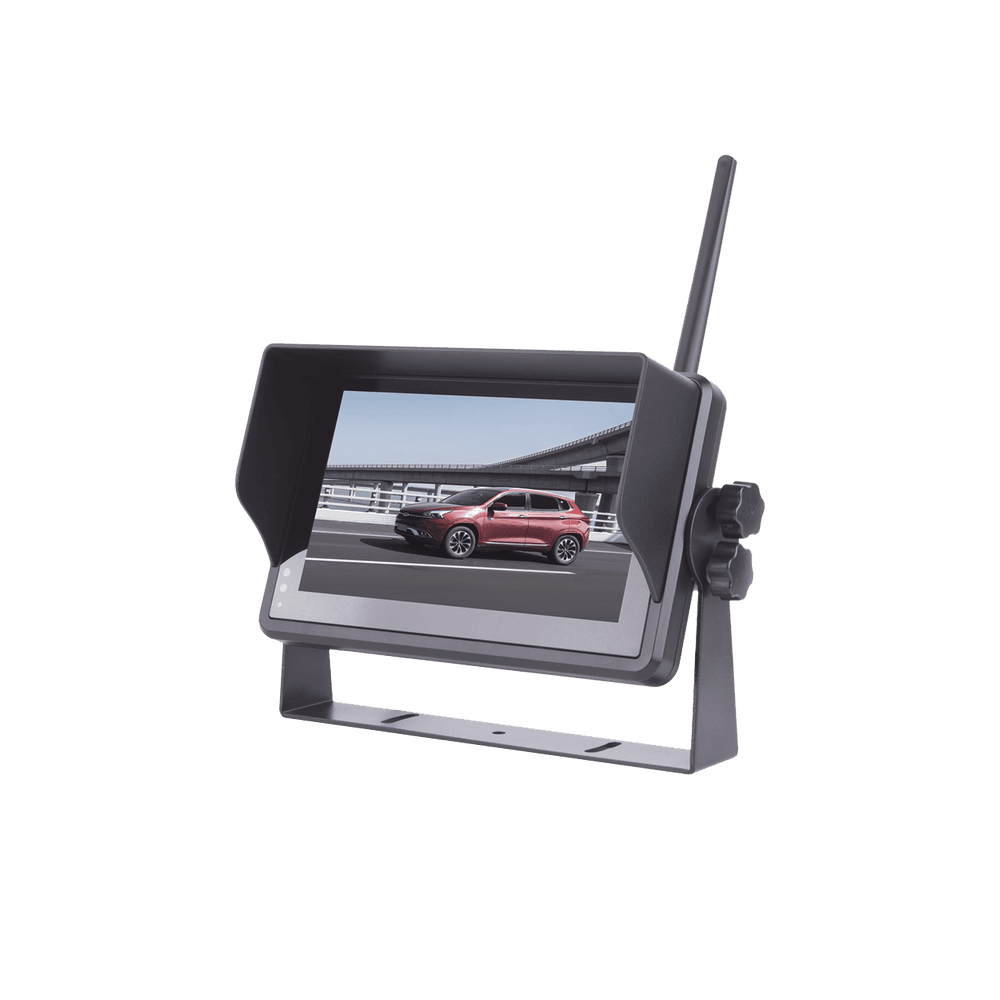 EP175J-AD-14-l Sistema Profesional Inalámbrico de Cámara de Reversa Infrarroja y Monitor Touch de 7" para Vehículos de Trabajo y Montacargas EP175J 15