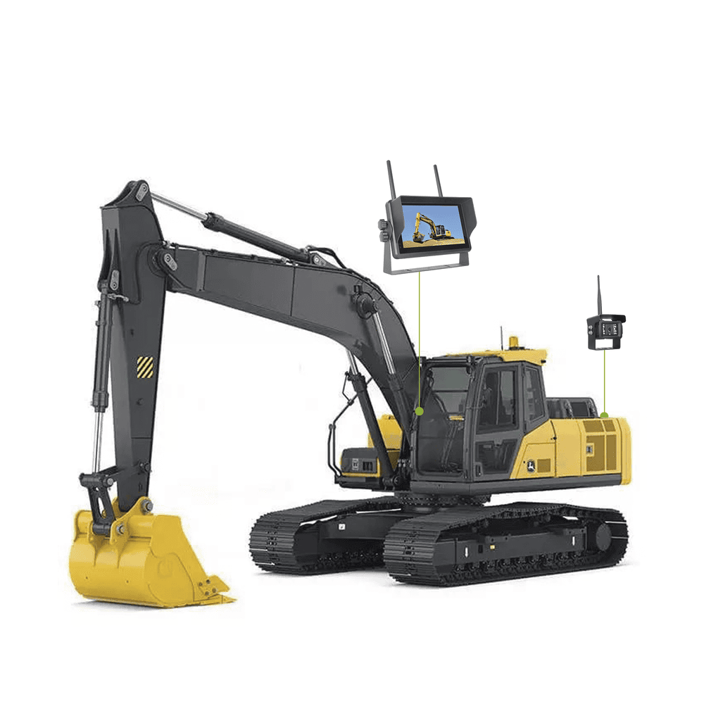EP175J-AD-9-l Sistema Profesional Inalámbrico de Cámara de Reversa Infrarroja y Monitor Touch de 7" para Vehículos de Trabajo y Montacargas EP175J 10