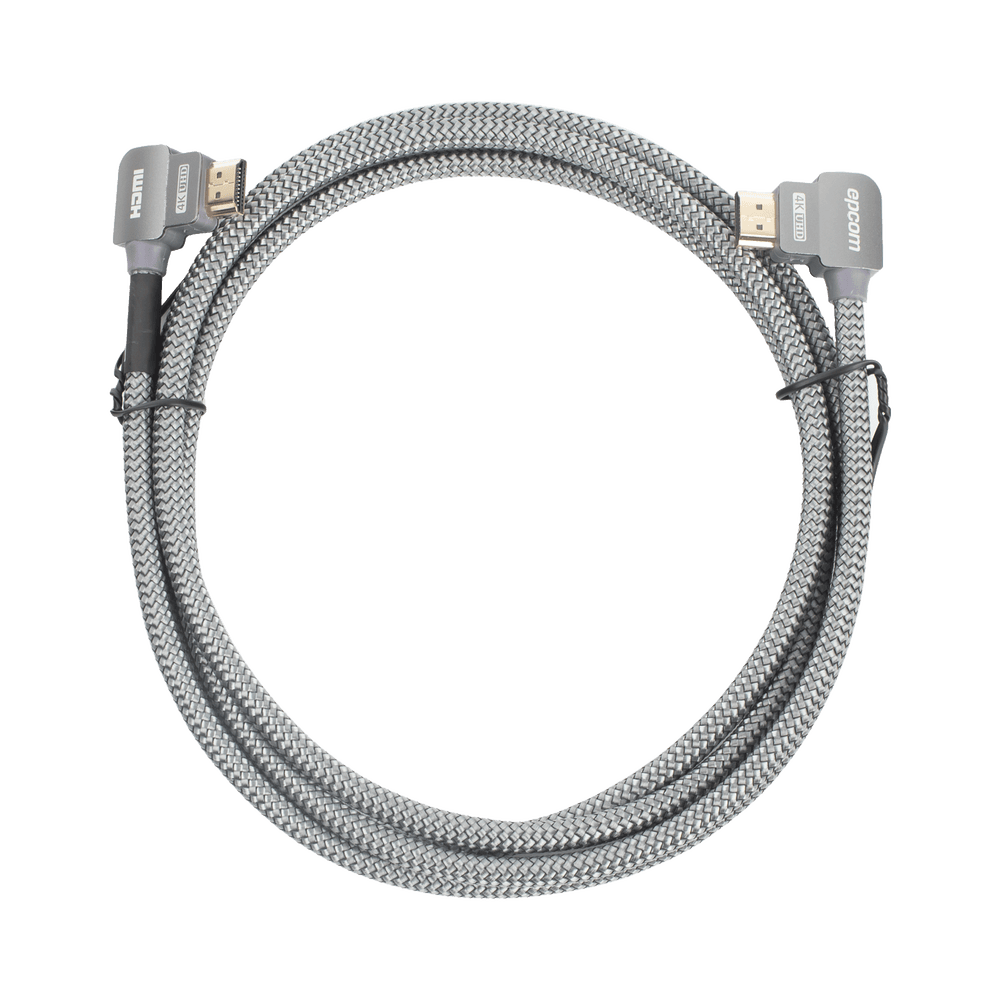 EP90H2M-AD-1-l Cable HDMI Angulo 90º| 2m | Alta Definición | Version 2.0 | Alta velocidad 18Gbps | 4K@60Hz | EP-90H-2M 2