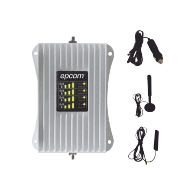 KIT Amplificador de Señal Celular Para Vehículo/ Soporta y Mejora la Señal Celular 5G, 4G LTE/ Múltiples Operadores, usuarios y dispositivos/ Ideal para Vehículo tipo Camioneta, Pick up o Sedán.
