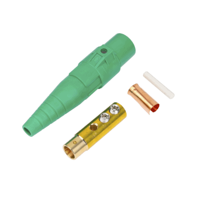 Conector camlock 400 AMPERES HEMBRA COLOR VERDE