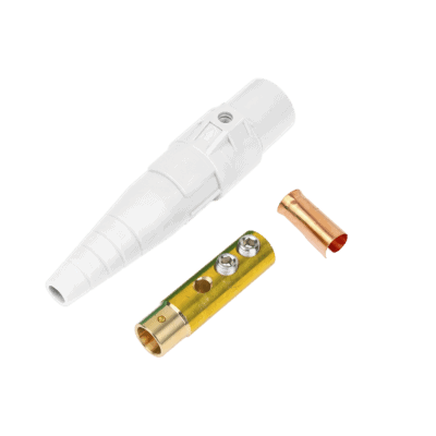 Conector camlock 400 AMPERES HEMBRA COLOR BLANCO