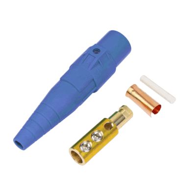 Conector Camlock Macho / 400 Amperes / 600V AC / Sección Cable 50-95 mm² / Abrazadera Compresión / Plástico Ingeniería / Múltiples Colores