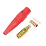 Conector Camlock Macho / 400 Amperes / 600V AC / Sección Cable 50-95 mm² / Compresión por Abrazadera / Plástico Ingeniería / Varios Colores EPCAMLOCK400AMRED-l