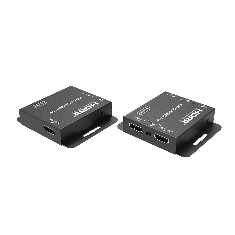 EPCED970-l Kit Extensor HDMI | 4K2K@40m | 1080p@70m | Cat5e/Cat6 | Soporte PoC | HDMI Loop | Transmisión IR EPC-ED970 1