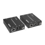 Kit Extensor HDMI con KVM | 70m | 4K2K@60Hz | 4:4:4 | HDMI2.0b y HDCP 2.2 | Salida de Audio 3.5mm | Admite PoC | Admite USB 1.1 EPCEDB70K-l