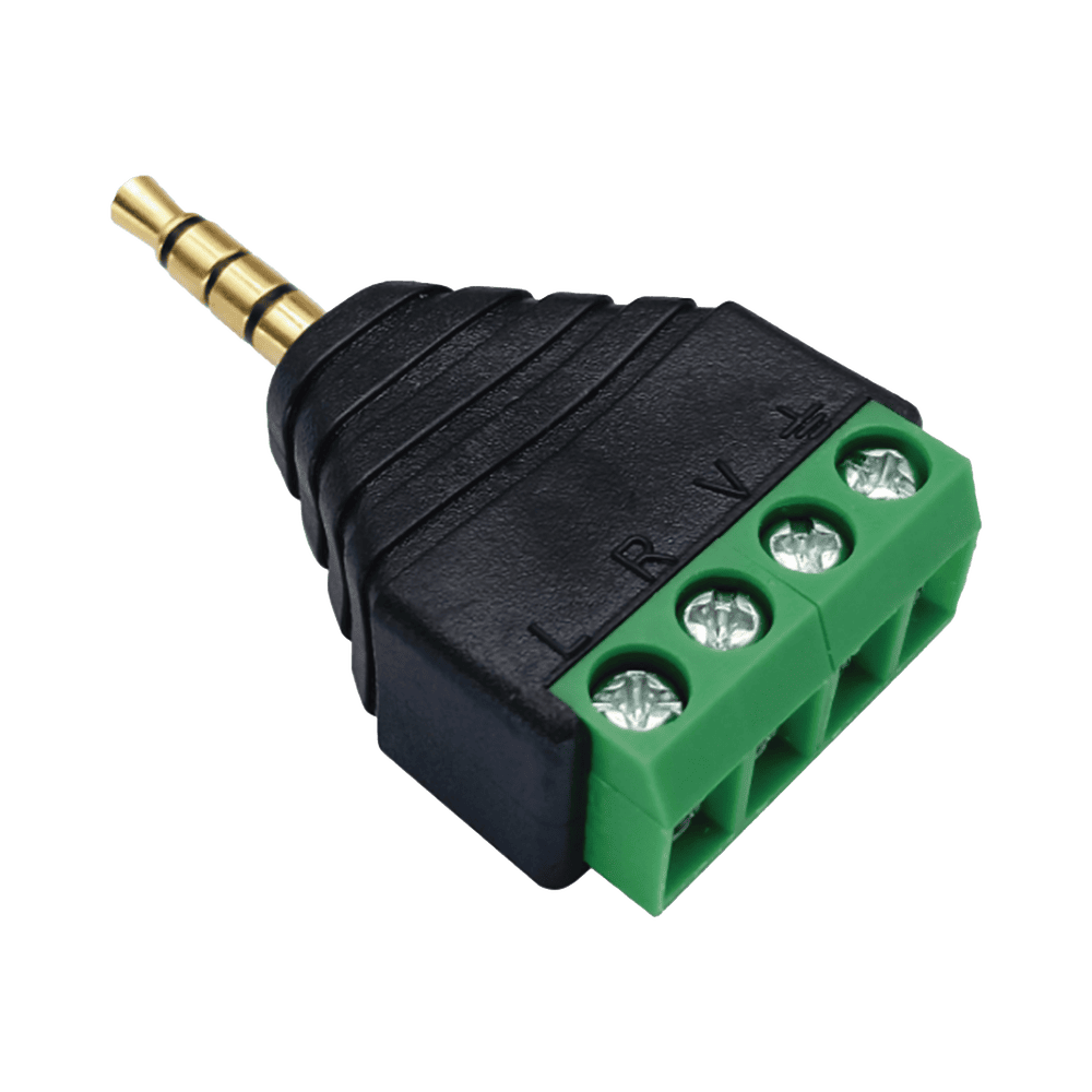 EPCON311-l Conector de audio de 3.5mm macho a terminal de tornillo de 4 pines EP-CON311 1