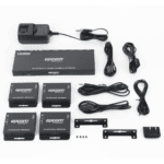 Splitter HDMI 1x4 | Extensor HDMI | 4K@30Hz 40m | 1080p@60Hz 70m | Función PoC | 4:4:4 EPCSP914C70-AD-7-l