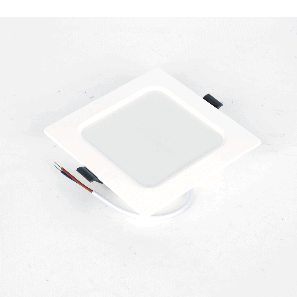 EPIDLS6W-AD-2-l Spot Cuadrado Empotrable / 12 x 12 cm / Luz Fría / 110 V / 6 W / 420 lúmenes / 25000 hrs / Ángulo de apertura 120° / IP20 EPIDLS6W 3