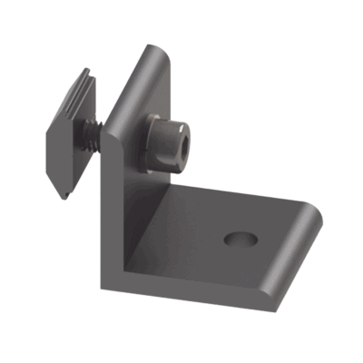 Grupo Conector L de Aluminio  Anodizado 6005-T5