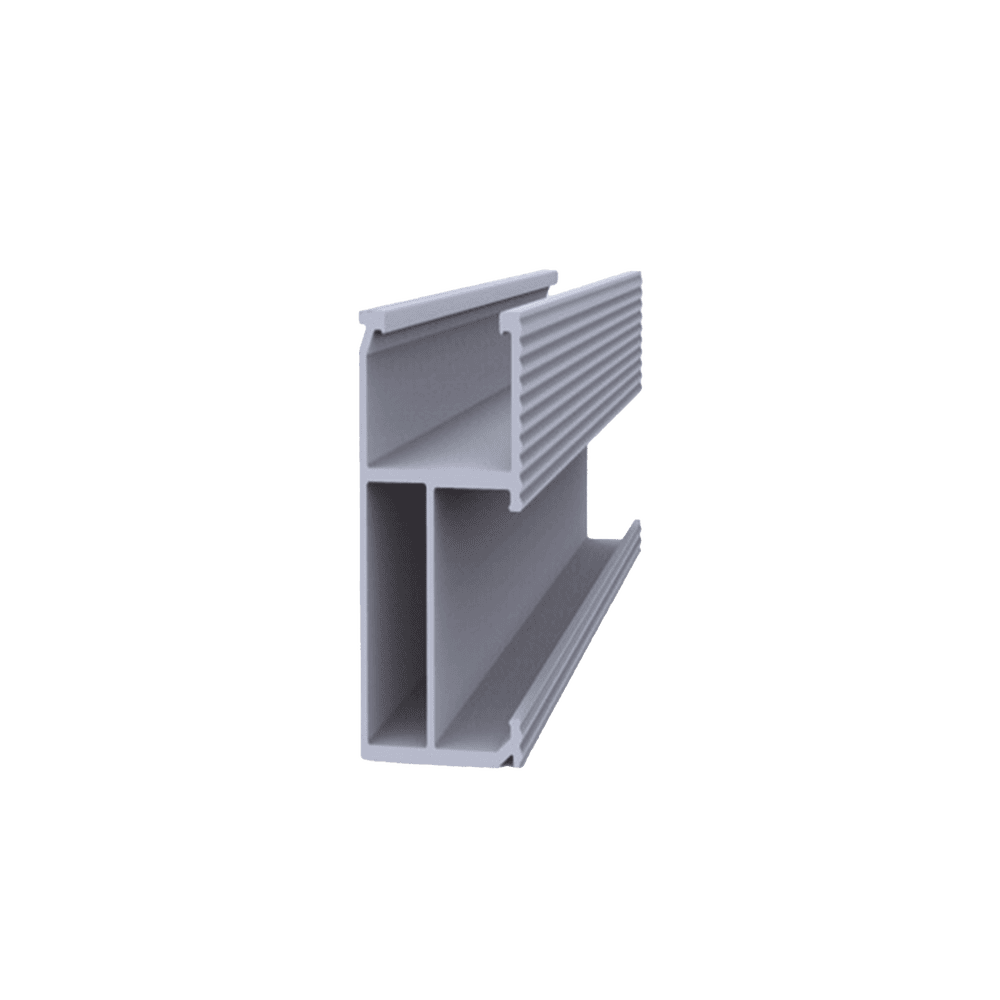 EPLSR82700-l Riel 8 para montaje de módulos fotovoltaicos de aluminio anodizado de 2700mm. EPL-SR8-2700 1