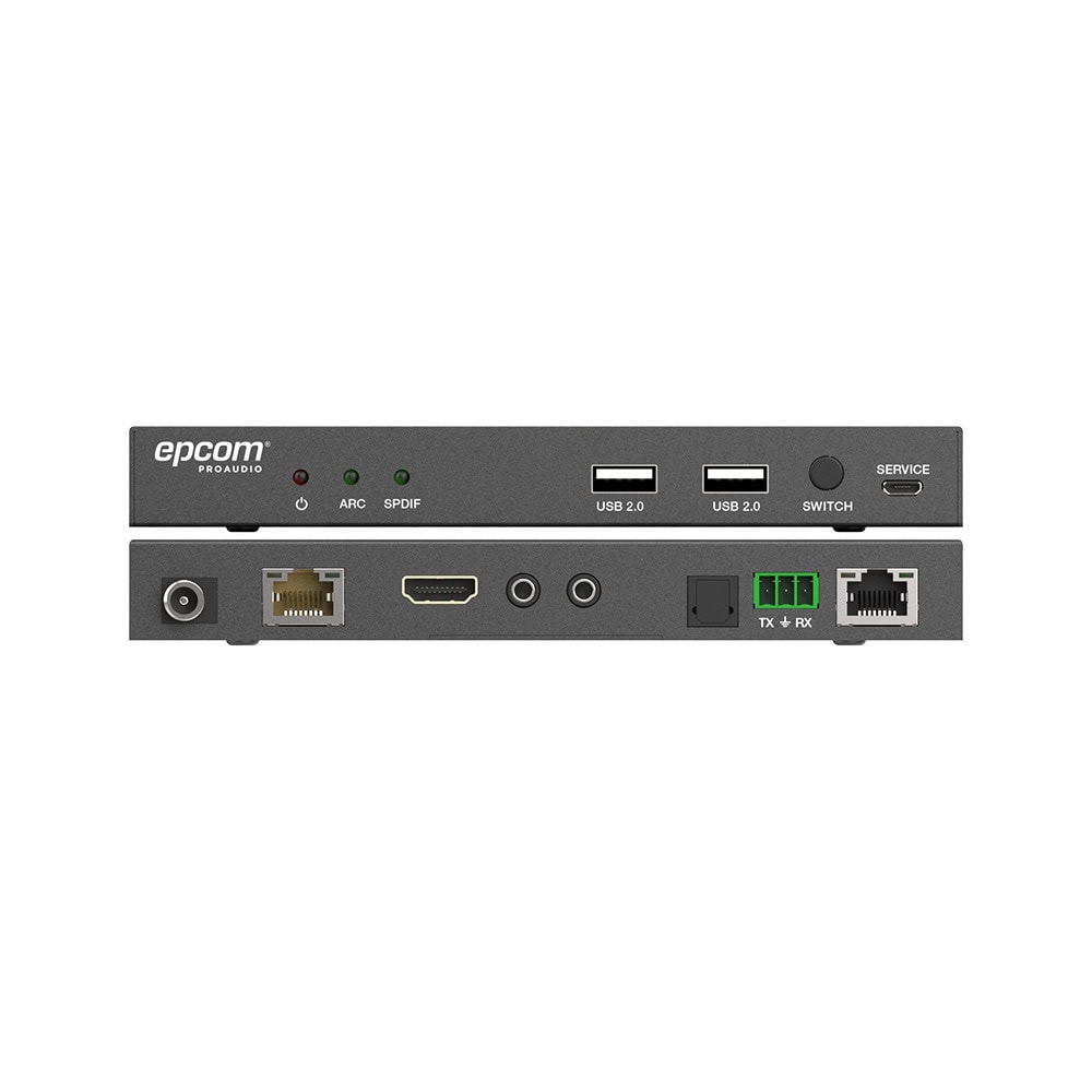 EPPEHB100AU-AD-2-l Kit Extensor HDMI | 4K2K@60HZ | HDR 4:4:4 | HDBaseT | 100M | Salida de Audio | HDCP 2.2 | IR Bidireccional | Admite la función USB KVM EPP-EHB100AU 3