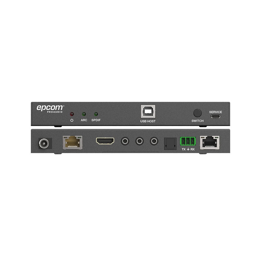 EPPEHB100AU-AD-4-l Kit Extensor HDMI | 4K2K@60HZ | HDR 4:4:4 | HDBaseT | 100M | Salida de Audio | HDCP 2.2 | IR Bidireccional | Admite la función USB KVM EPP-EHB100AU 5