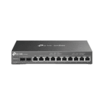 Router Omada VPN / SDN Multi-WAN 1G / Switch con PoE y Controlador / 2 puerto WAN/LAN SFP 1G / 1 Puerto RJ45 WAN / 1 Puerto WAN/LAN RJ45 / 8 Puertos PoE+ LAN RJ45 / 24,980 Sesiones Concurrentes ER7212PC-l