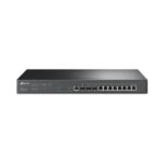 Router Omada VPN / SDN Multi-WAN 10G / 1 Puerto WAN SFP+ 10G / 1 Puerto WAN/LAN SFP+ 10G / 1 Puerto WAN/LAN SFP 1G / 8 puertos LAN/WAN 1G / 2 Puertos USB / 2.3 Millones Sesiones Concurrentes / Administración Centralizada OMADA SDN. ER8411-FRENTE-l