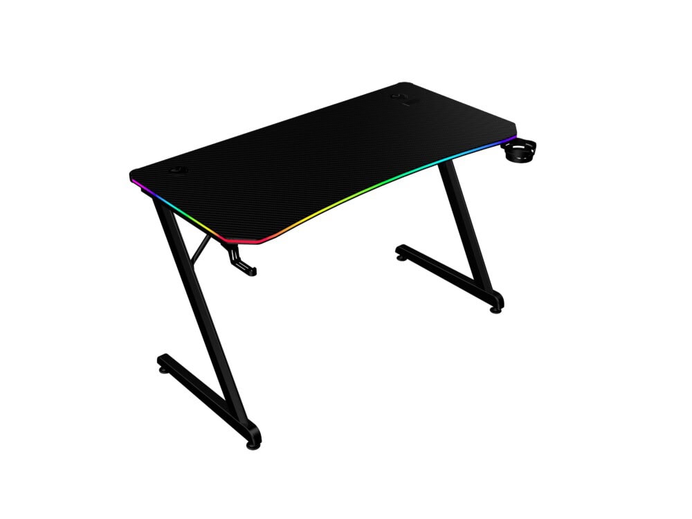 Escritorio Gamer Ergonómico Olympus Spot Glow Pro MRX8000 Balam Rush Legend Series Escritorio Gamer Ergonómico 120 x 60cm, Iluminación RGB, Porta Vasos BR-941372 1