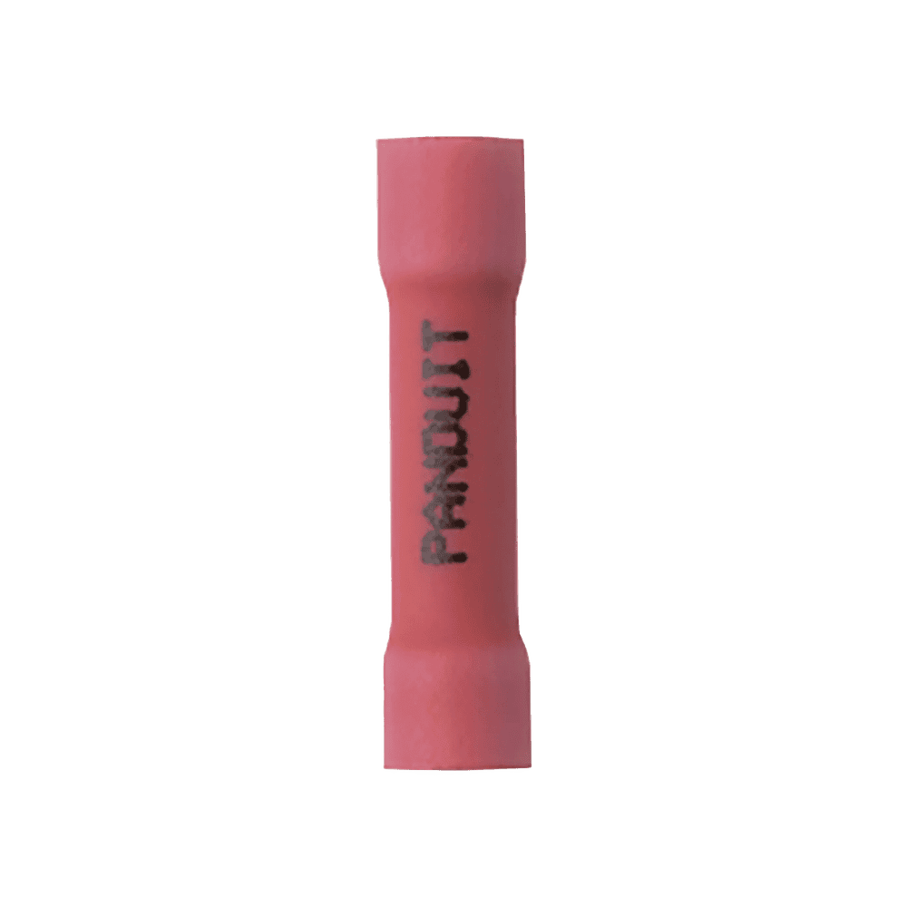 ESV18BXL-l Conector de Empalme a Tope, Para Cables de 22 a 18 AWG, De Vinilo Aislado, Color Rojo, Paquete de 50 Piezas ESV18BX-L 1