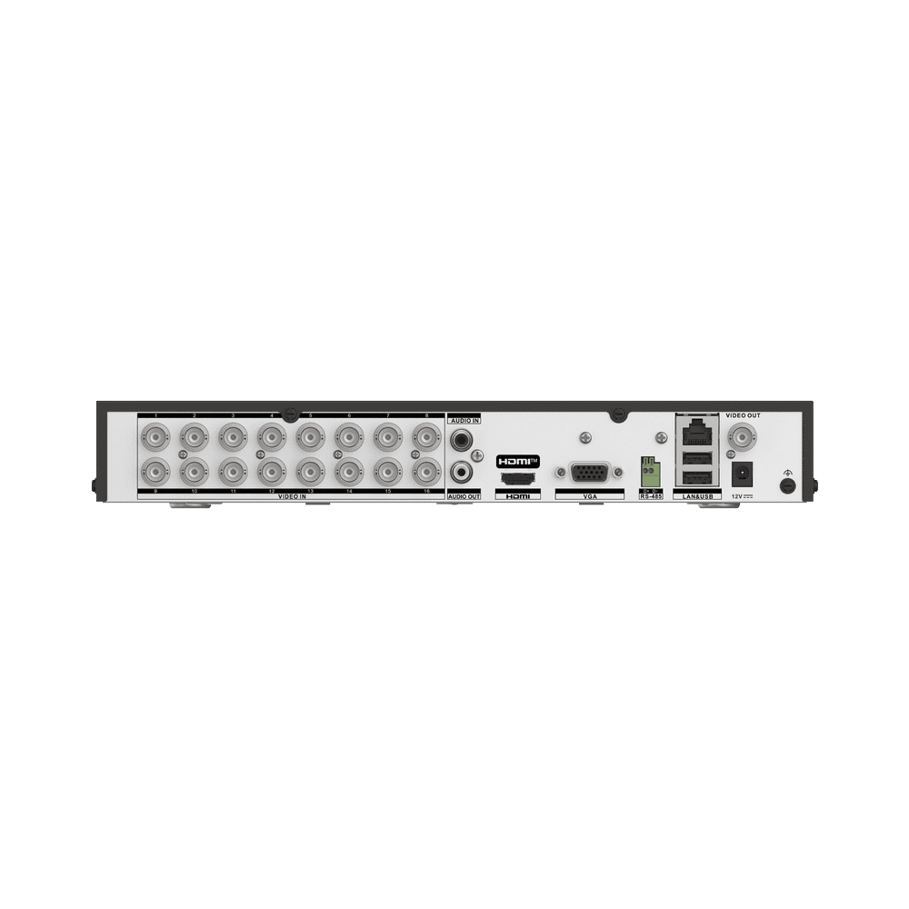 EX8016TURBO-AD-1-l DVR 16 Canales TURBOHD + 8 Canales IP / 8 Megapixel (4K) / Audio Bidireccional/ ACUSENSE / Reconocimiento Facial / 2 Bahías de Disco Duro / Salida de Video en 4K / H.265+ EX-8016TURBO 5