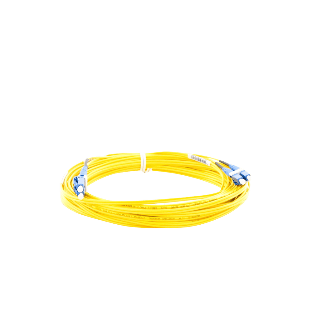 F92ERLNLNSNM010-AD-3-l Jumper de Fibra Optica Monomodo 9/125 OS2, LC-LC Duplex, OFNR (Riser), Color Amarillo, 10 Metros (32.81 Pies) F92ERLNLNSNM010 4
