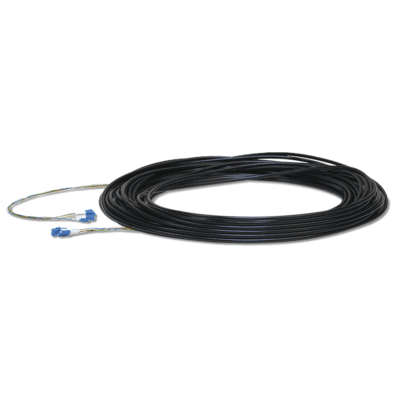 Fibercable de 30 Metros (100 Pies) Monomodo (SM) con Conectores LC, Ideal para Equipos Edgerouter, Edgeswitch y Edgepoint.