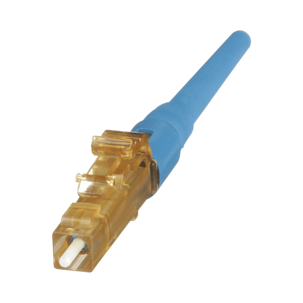FLCSSCBUY-LAT-DER-l Conector de Fibra Óptica LC Simplex OptiCam, Monomodo 9/125 OS2, Pre-pulido, Color Azul FLCSSCBUY 4