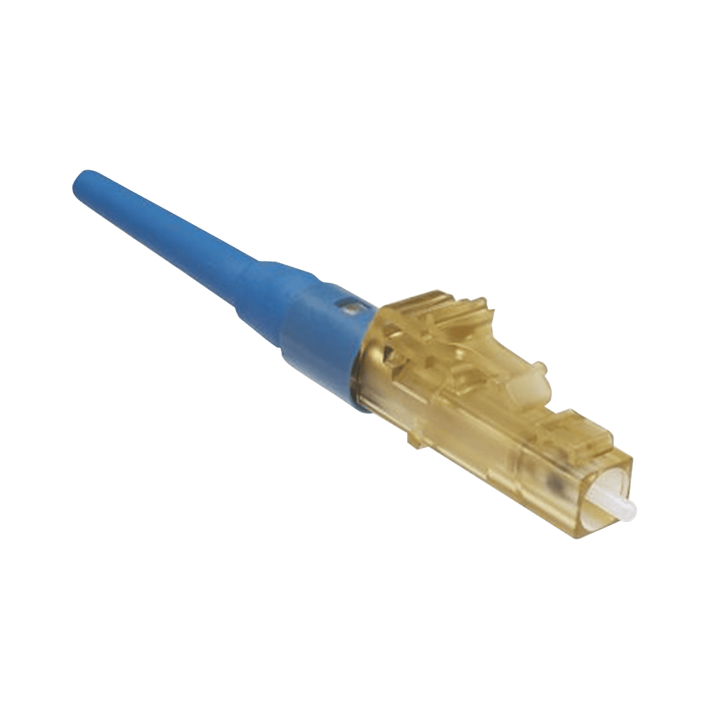 FLCSSCBUY-LAT-IZQ-l Conector de Fibra Óptica LC Simplex OptiCam, Monomodo 9/125 OS2, Pre-pulido, Color Azul FLCSSCBUY 3