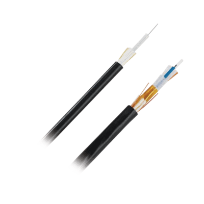 Cable de Fibra Óptica de 6 Hilos, Multimodo OM4 50/125 Optimizada, Interior/Exterior, Loose Tube 250um, No Conductiva (Dieléctrica), OFNR (Riser), Precio Por Metro