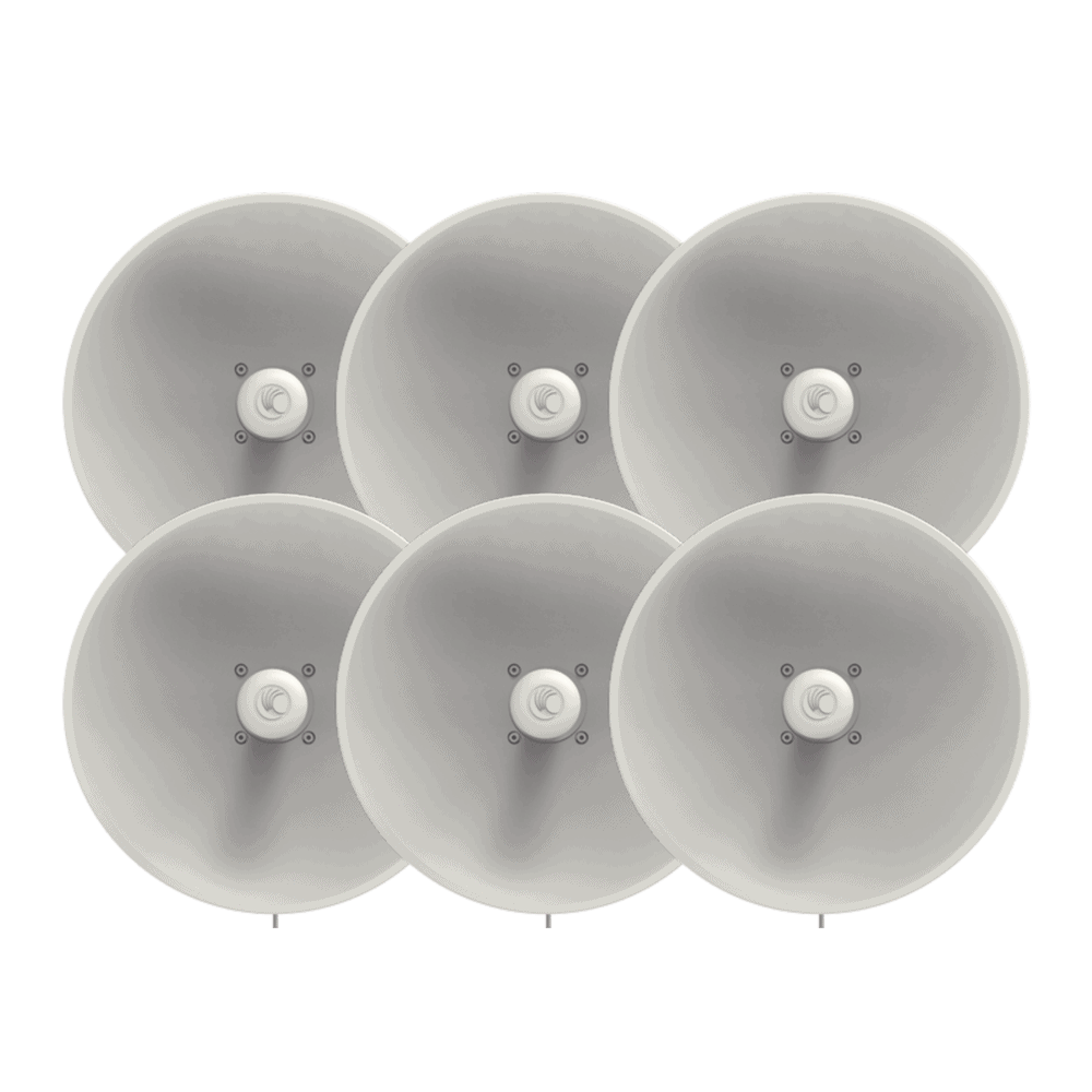 FORCE30025L6PACK-l Paquete de 6 ePMP Force 300-25L para zonas con alta interferencia, hasta 400+ Mbps, 4910 - 6200 MHz, 802.11 AC Wave2, Antena de 25 dBi, baja latencia FORCE-300-25L-6-PACK 1