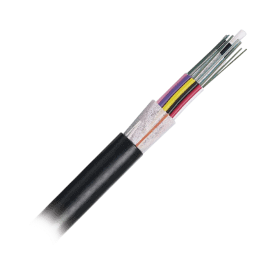 Cable de Fibra Óptica 6 Hilos, OSP (Planta Externa), No Armada (Dieléctrica), MDPE (Polietileno de Media Densidad), Multimodo OM3 50/125 Optimizada, Precio Por Metro