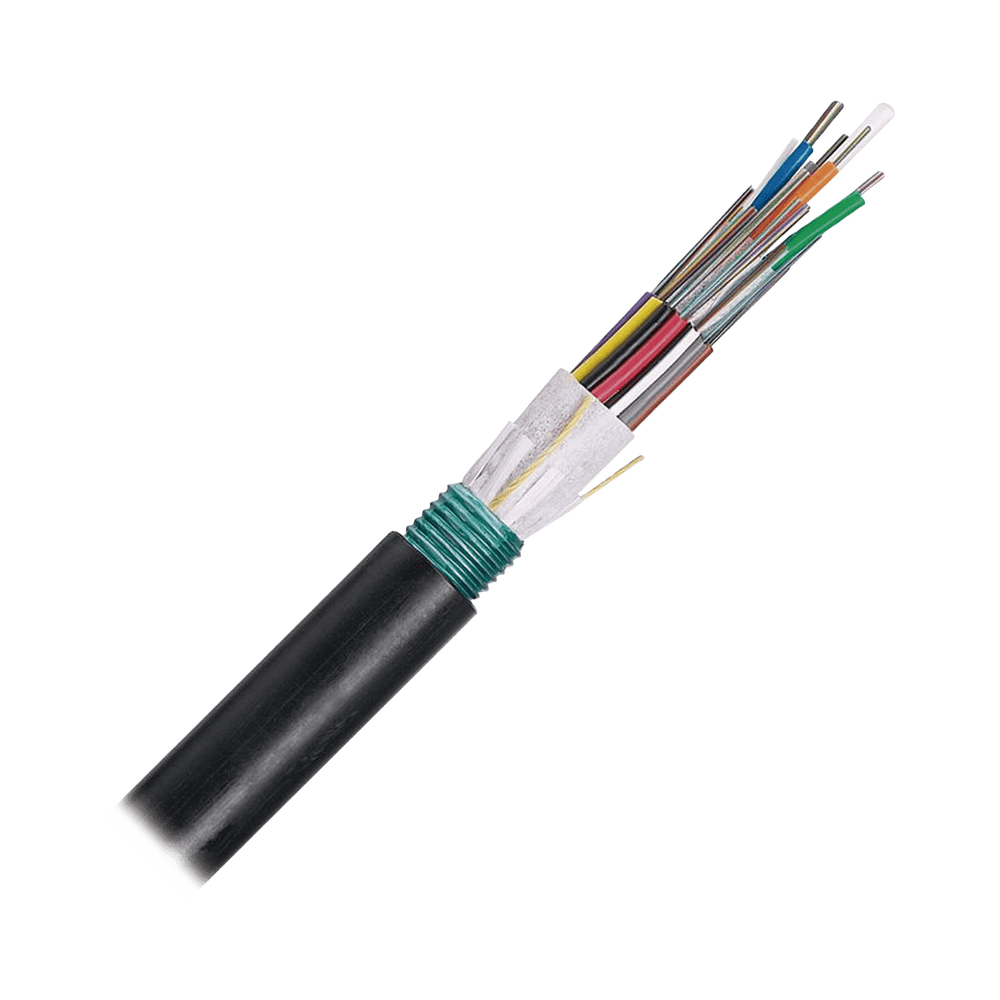FOWNX06-l Cable de Fibra Óptica 6 Hilos, OSP (Planta Externa), Armada, MDPE (Polietileno de Media Densidad), Multimodo OM3 50/125 Optimizada, Precio Por Metro FOWNX06 1