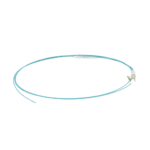 Pigtail de Fibra Óptica LC Simplex, Multimodo OM4 XGLO 50/125, OFNR, Color Aqua, 1 Metro (3.28 Pies) FP1BLC5V01AQ-AD-2-l