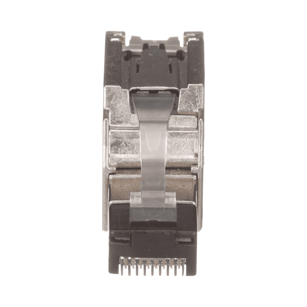 FPS6X88MTG-AD-2-l Plug RJ45 Blindado, Instalación Recta, Terminación en Campo Certificable, Compatible con Cat5e, Cat6 y Cat6A, Color Plata FPS6X88MTG 3
