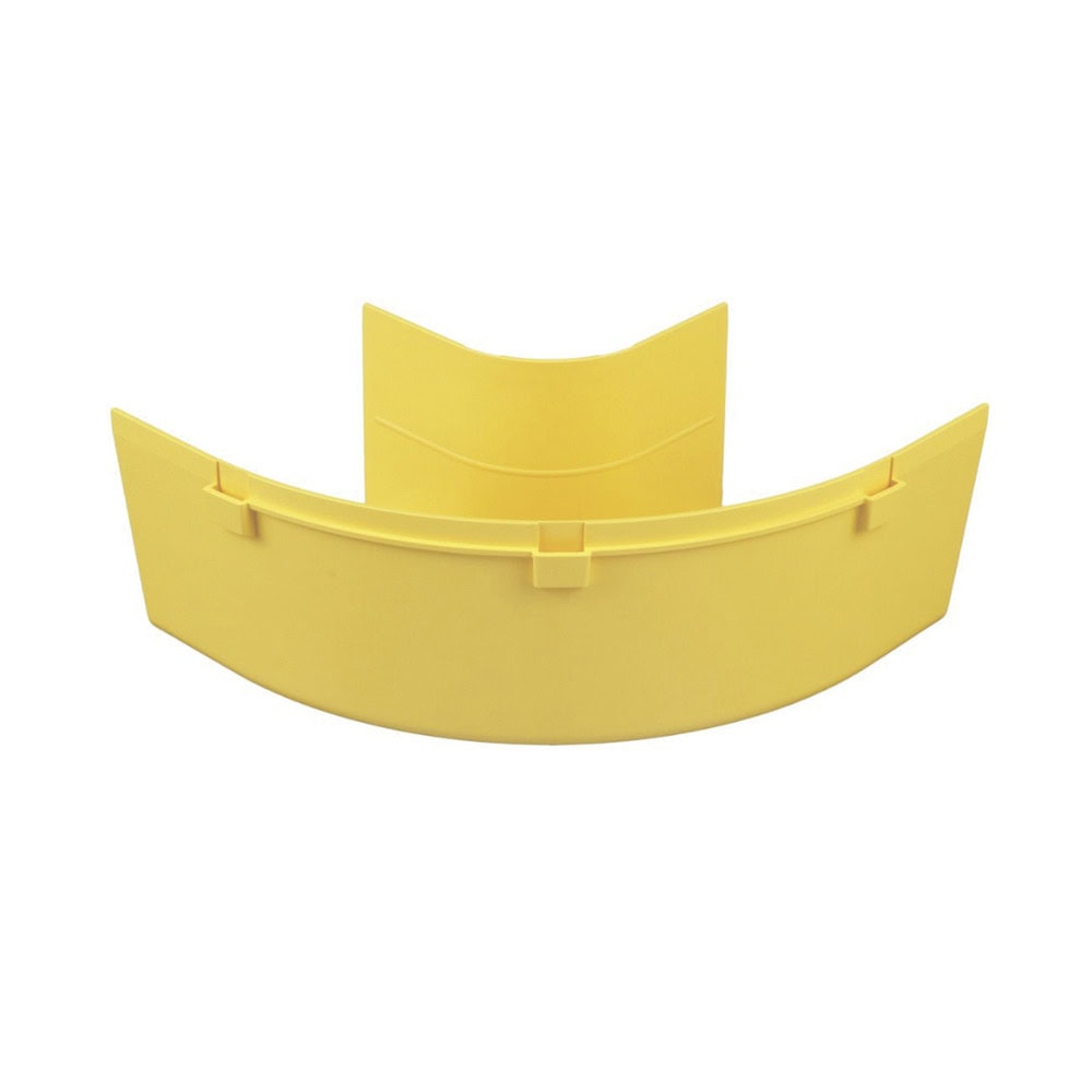 FRRA4X4LYL-AD-1-l Ángulo Recto a 90º Horizontal, Para Canaletas FiberRunner™ 4X4, Color Amarillo FRRA4X4LYL 4