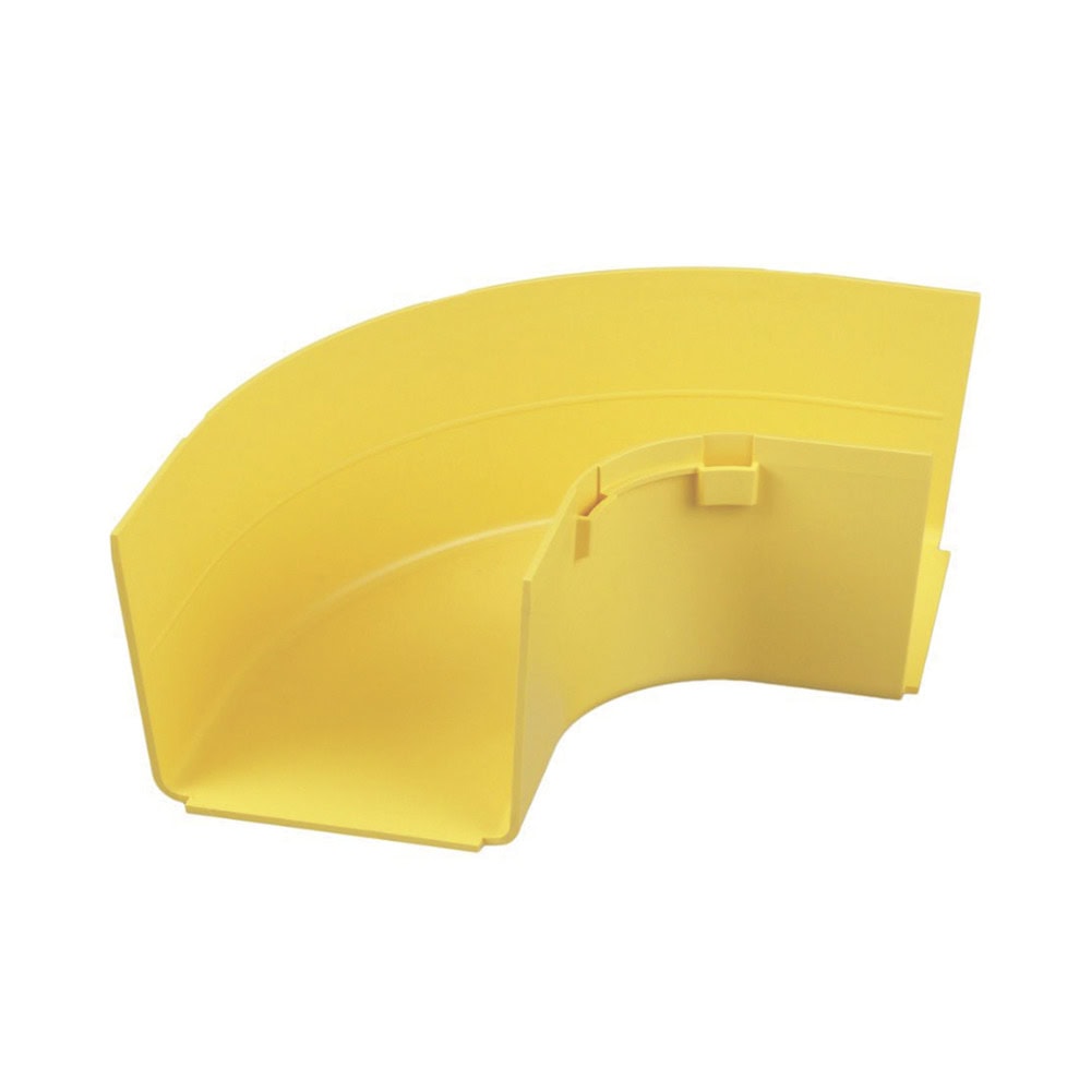 FRRA4X4LYL-LAT-IZQ-l Ángulo Recto a 90º Horizontal, Para Canaletas FiberRunner™ 4X4, Color Amarillo FRRA4X4LYL 3