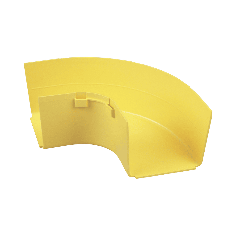FRRA4X4LYL-l Ángulo Recto a 90º Horizontal, Para Canaletas FiberRunner™ 4X4, Color Amarillo FRRA4X4LYL 1