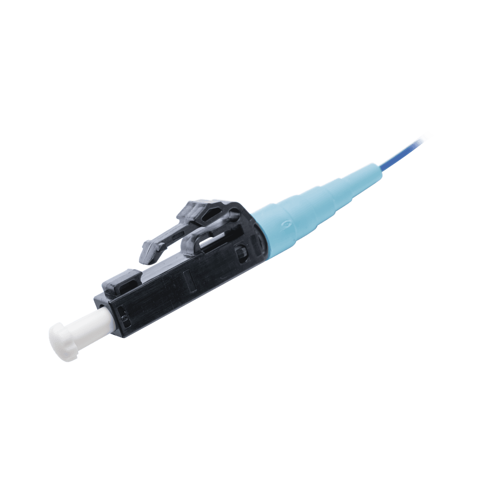 FX1BN1NNNSNM001-AD-1-l Pigtail de Fibra Óptica LC Simplex, Multimodo OM3 50/125, 900um, Color Aqua, 1 Metro (3.28 Pies) FX1BN1NNNSNM001 2