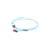 Jumper de Fibra Optica Multimodo 50/125 OM3, LC-LC Duplex, OFNR (Riser), Color Aqua, 1 Metro (3.28 Pies) FX2ERLNLNSNM001-AD-1-l