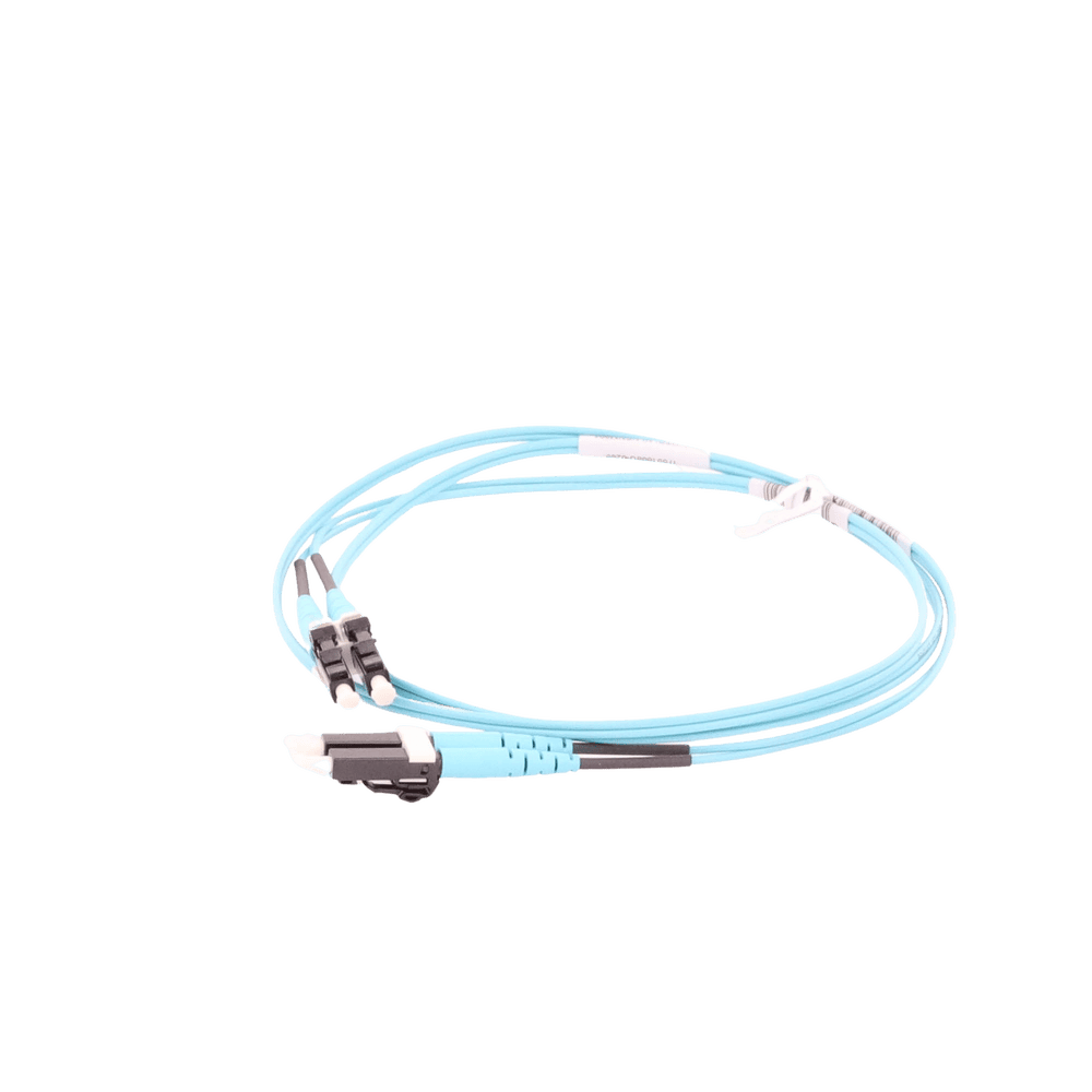 FX2ERLNLNSNM001-AD-1-l Jumper de Fibra Optica Multimodo 50/125 OM3, LC-LC Duplex, OFNR (Riser), Color Aqua, 1 Metro (3.28 Pies) FX2ERLNLNSNM001 2
