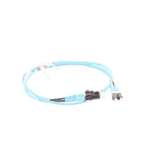 Jumper de Fibra Optica Multimodo 50/125 OM3, LC-LC Duplex, OFNR (Riser), Color Aqua, 1 Metro (3.28 Pies) FX2ERLNLNSNM001-AD-3-l